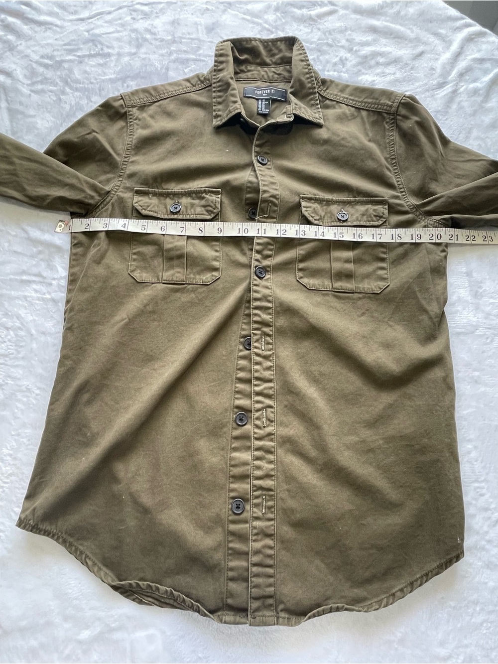 Forever 21 Men Olive Green Jacket - XS